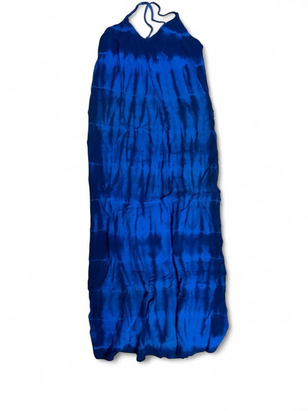 Old Navy Royal Blue Tie-Dye Halter Maxi Skirt